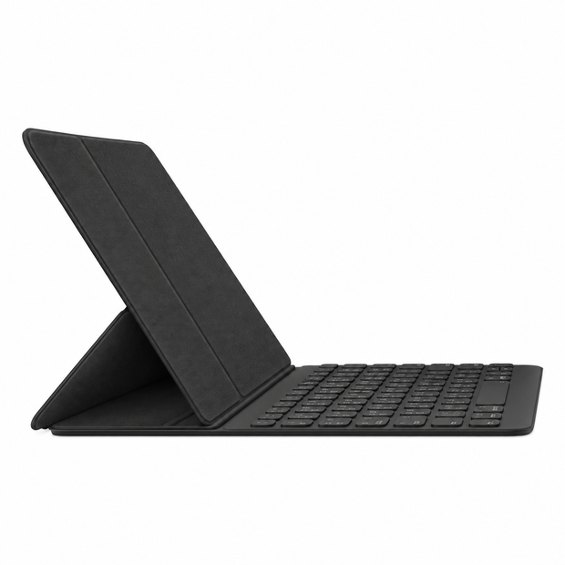Apple Smart Keyboard Folio with dark keyboard and angled stand for iPad Pro 12.9