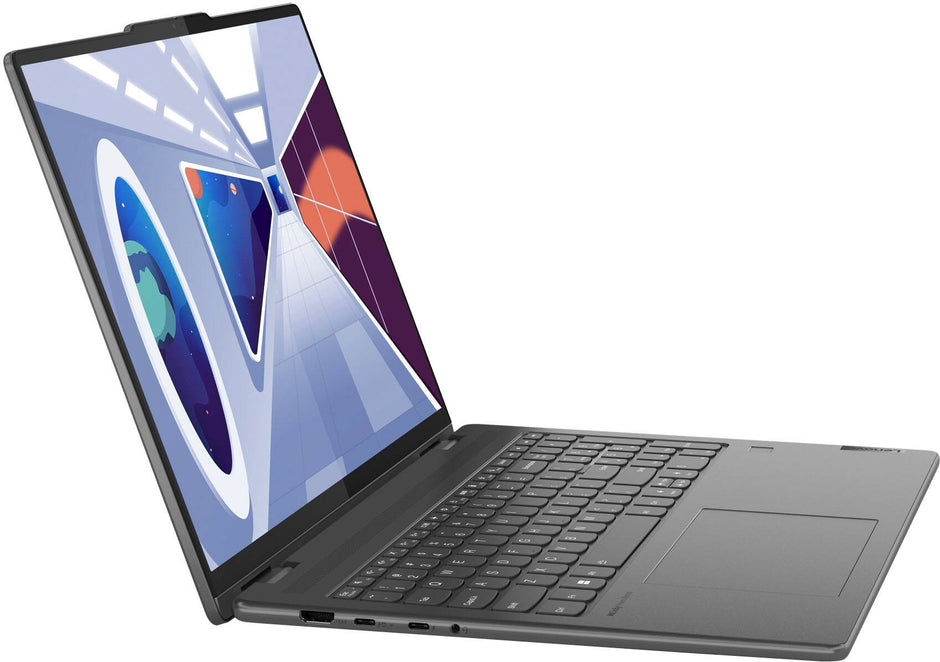 2023 Lenovo Yoga 7i 2-in-1 Convertible Laptop 13th Gen Core i5-1335U 8GB RAM,512GB SSD 16'' FHD WUXGA Touch Screen Display  Windows 11 Keyboard Eng / Arabic Storm Grey