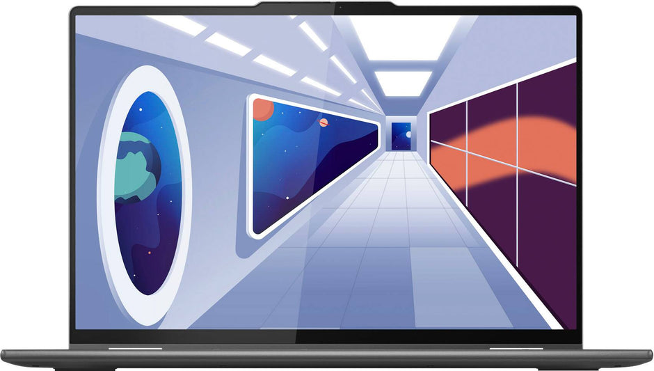 2023 Lenovo Yoga 7i 2-in-1 Convertible Laptop 13th Gen Core i5-1335U 8GB RAM,512GB SSD 16'' FHD WUXGA Touch Screen Display  Windows 11 Keyboard Eng / Arabic Storm Grey