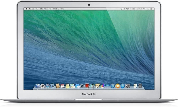 Apple MacBook Air A1466 (2013) Intel Core i5 Processor 4GB RAM 128GB SSD Laptop 13.3 Inch Display Keyboard Eng / Arabic Silver