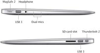 Apple MacBook Air A1466 (2013) Intel Core i5 Processor 4GB RAM 128GB SSD Laptop 13.3 Inch Display Keyboard Eng / Arabic Silver