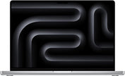 Apple MacBook Pro laptop with dark screen artwork
