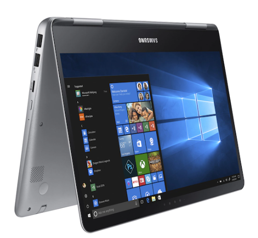 Samsung Notebook 9 Pro Laptop Intel Core i7  8550U 8th Gen Ram 8GB 13.3" FHD x360 Touch Screen Keyboard Eng Arabic Blue