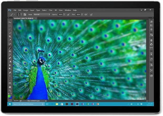 Microsoft Surface Book 2 Intel Core i5-8th Gen Laptop 8GB Ram 256GB SSD 13.5" Detachable Touch Screen  Keyboard Eng / Arabic Silver