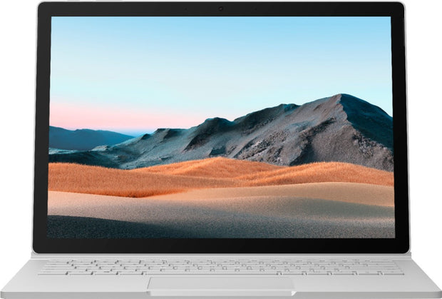 Microsoft Surface Book 3 Intel Core i5-10th Gen Laptop 8GB Ram 256GB SSD 13.5" Detachable Touch Screen Intel Iris Plus Graphics Keyboard Eng / Arabic Silver