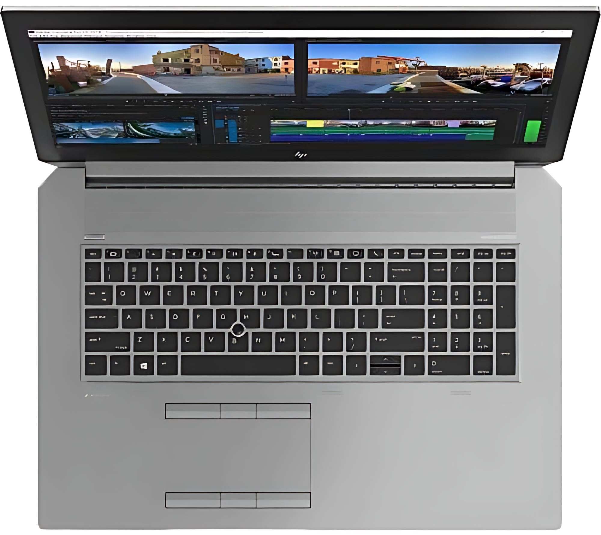 HP Zbook 17 G6 Mobile Workstation Laptop 17 Inch Display Intel Core i7 Processor 9th Generation  16GB RAM NVIDIA Quadro T1000 4GB GDDR5 VRAM Keyboard English Arabic Grey